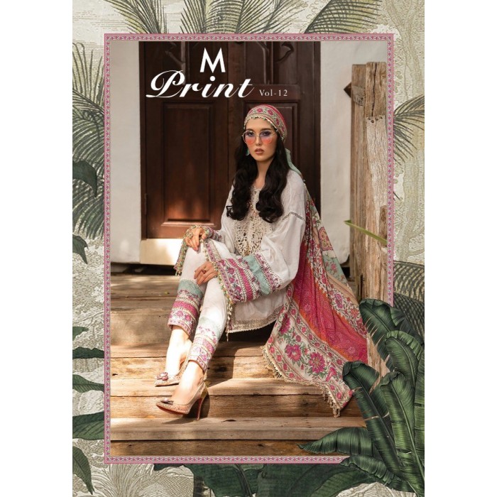 Shraddha Mprint 2022 Vol 12 Lawn Cotton Pakistani Salwar Suits